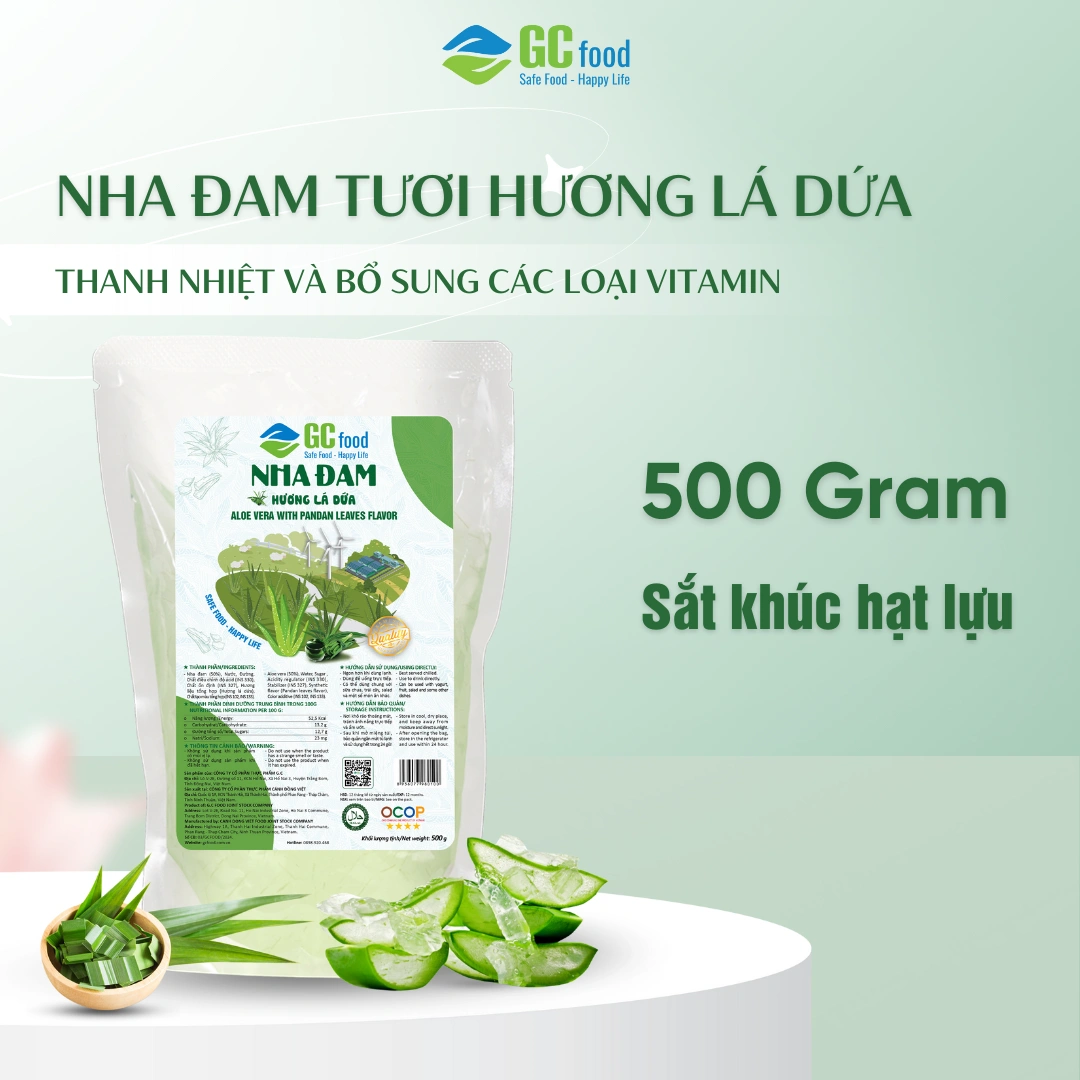 Nha đam hương lá dứa - Hình ảnh 2
